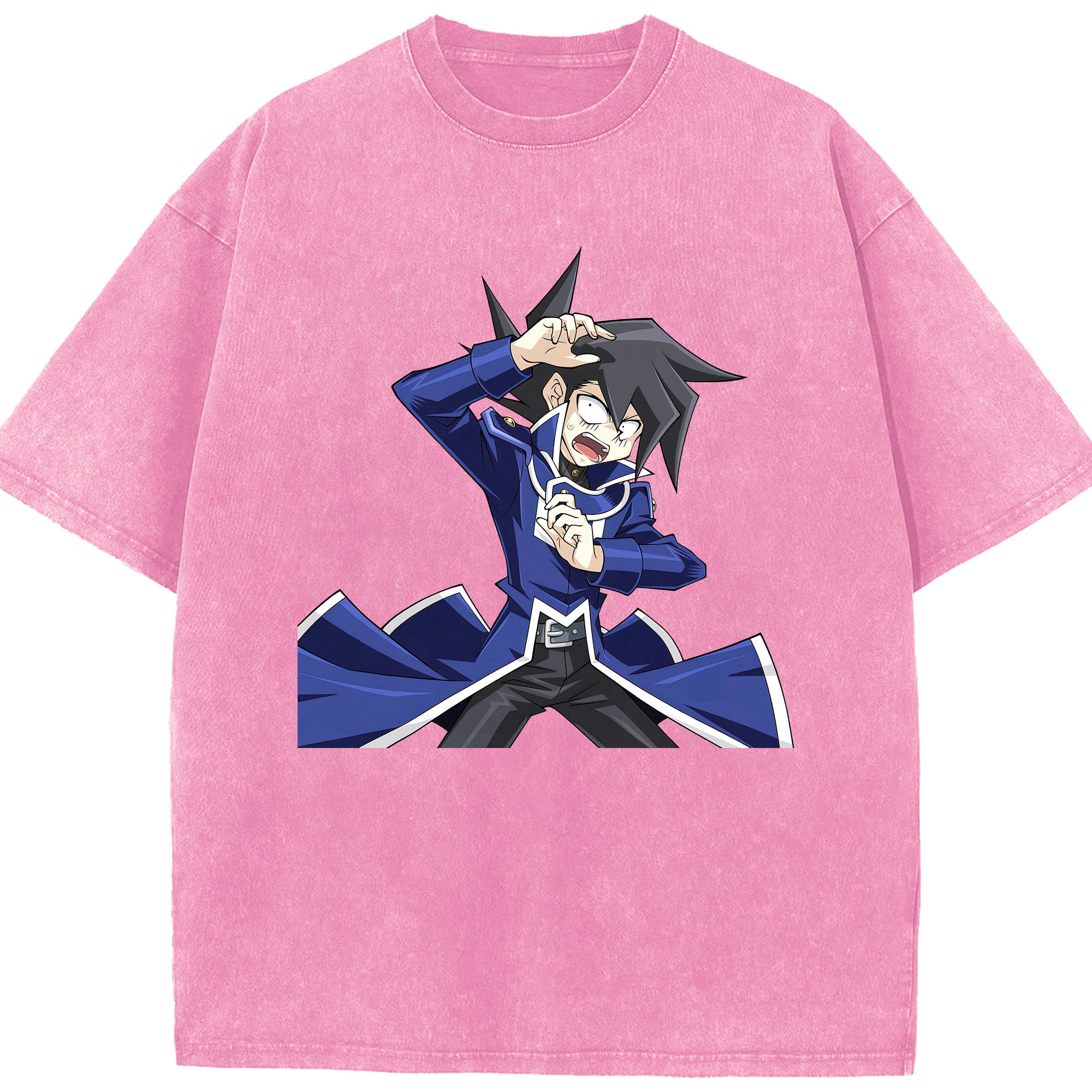 （画像用） 遊☆戯☆王 Yu-Gi-Oh! 綿100% ヴィンテージ風 半袖Tシャツ（フロントプリント）